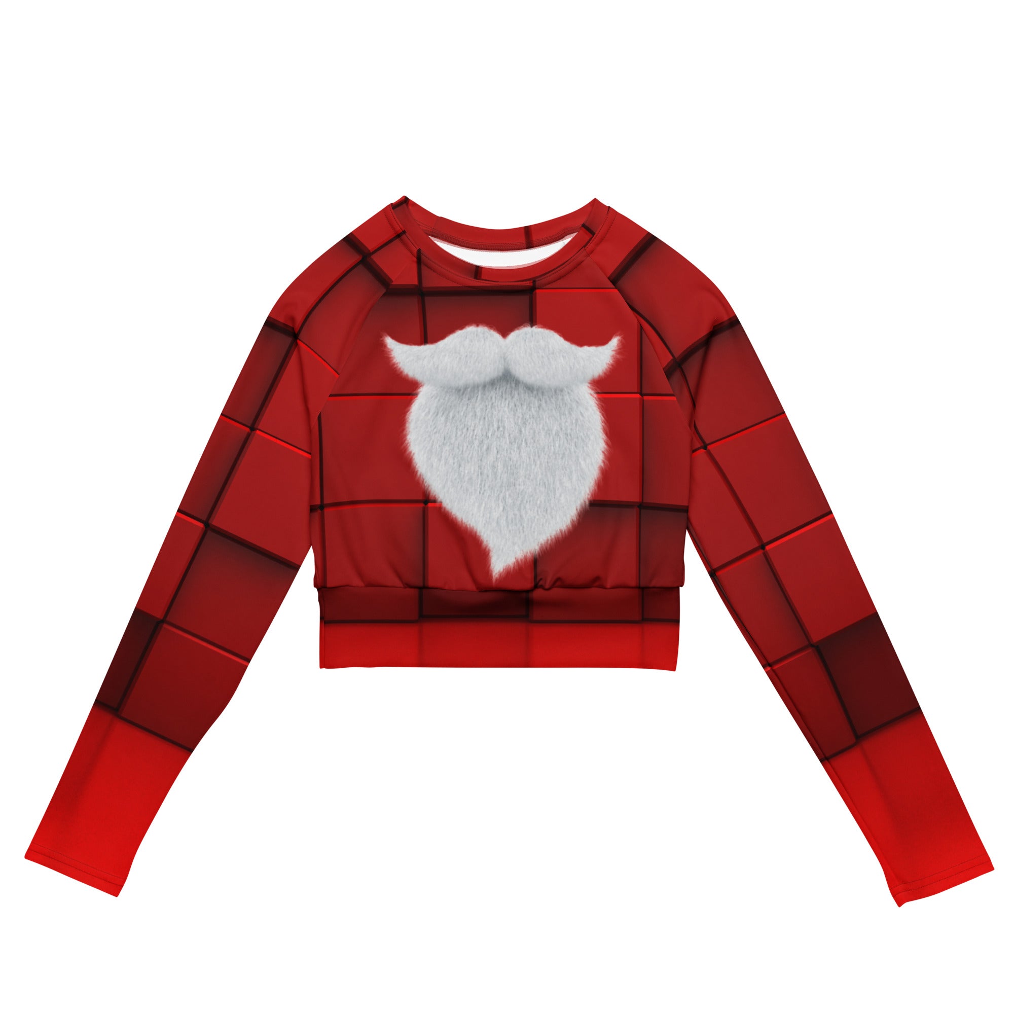 2024 Christmas Wear Cropped Top. Holiday Colors Partywear, Streetwear or Activewear. WickedYo.